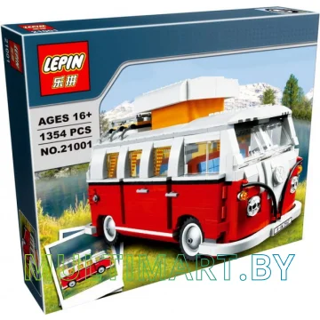 Конструктор Lepin 21001 Автофургон Фольксваген (1354 детали)